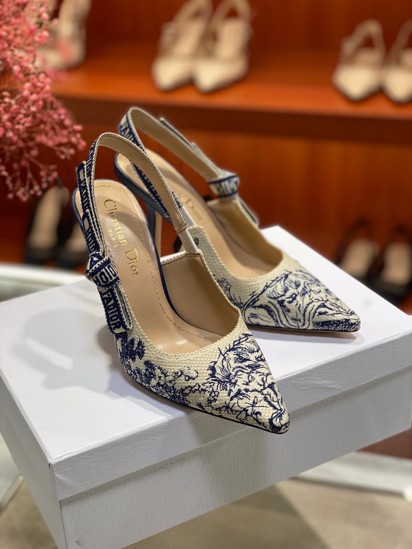 디올 J`a dior 슬링백 힐 (굽1.5cm/6.5cm/9.5cm) 