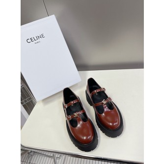 셀린느 23ss celine 트리오페 스트랩 로퍼 (굽 5cm)