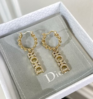 디올 dior 레터링 귀걸이