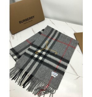 버버리 캐시미어 체크 머플러