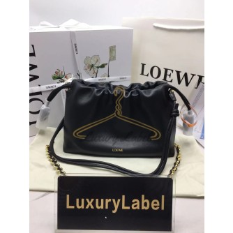 로에베 미디엄 플라멩고 펄스 (램스킨)