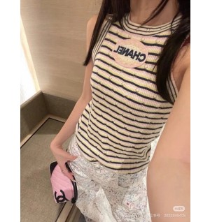 샤넬 25P 스트라이프 나시