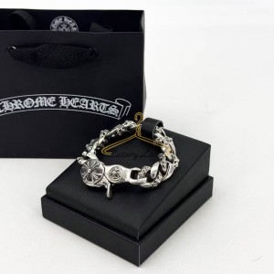 크롬하츠 필리그리 팬시 클립 Flower 팔찌