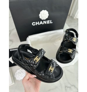 샤넬 24C 벨크로 샌들