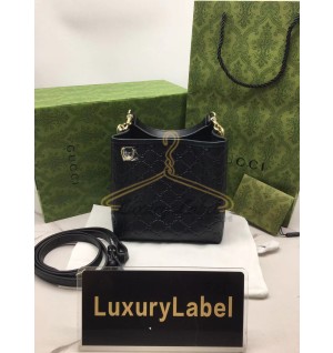 구찌 25FW 815118 GG앰블럼 스몰 버킷백