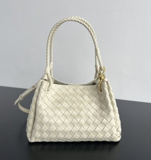 보테가베네타 파라슈트 미디움 숄더백 (컬러 아이보리)