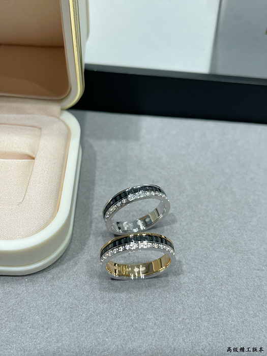 부쉐론 콰트로 더블 링 (컬러 골드, 화이트골드) (V-gold소재)