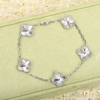 반클리프 알함브라 팔찌 (컬러 화이트골드) (V-gold소재) 