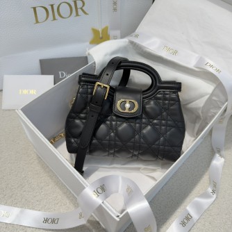 디올 Jolie 탑 핸들 미니 백 (컬러 블랙)