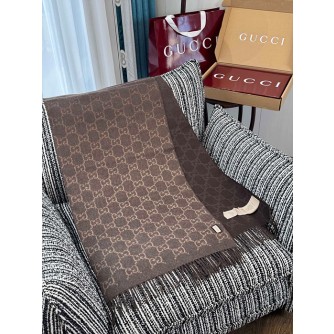 구찌 캐시미어 자카드 머플러