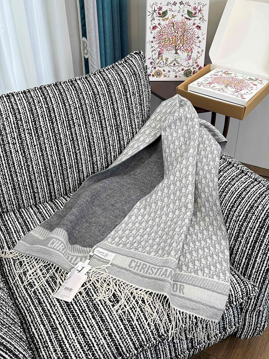 디올 오블리크 캐시미어 머플러