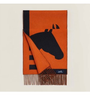 에르메스 H 카사크 러브스토리 캐시미어 머플러