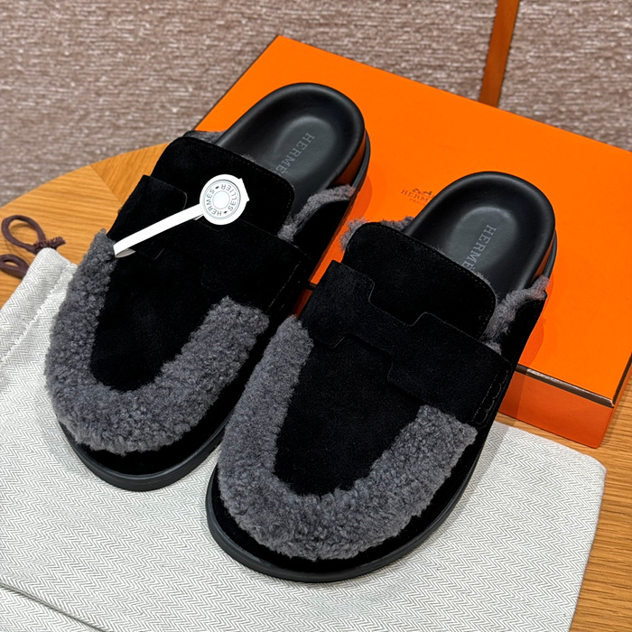 에르메스 시어링 고 뮬 (handmade ver.)