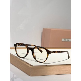 미우미우뿔테 02WVF 라운드 뿔테안경