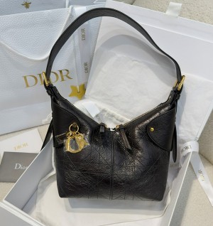 디올 보야지 voyage 스몰 백 크링클 카프스킨