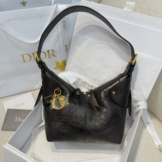 디올 보야지 voyage 스몰 백 크링클 카프스킨