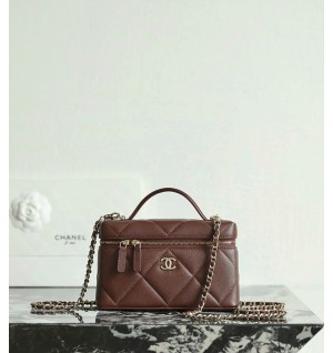 샤넬 25K 빅 퀼팅 탑핸들 베니티 체인백