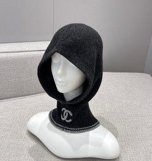 샤넬 CC 로고 후드 바라클라바