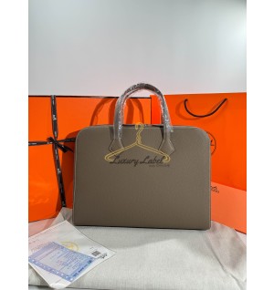 에르메스 남자 가방 빅토리아 라이트 브리프케이스 반수공 (컬러 에토프)